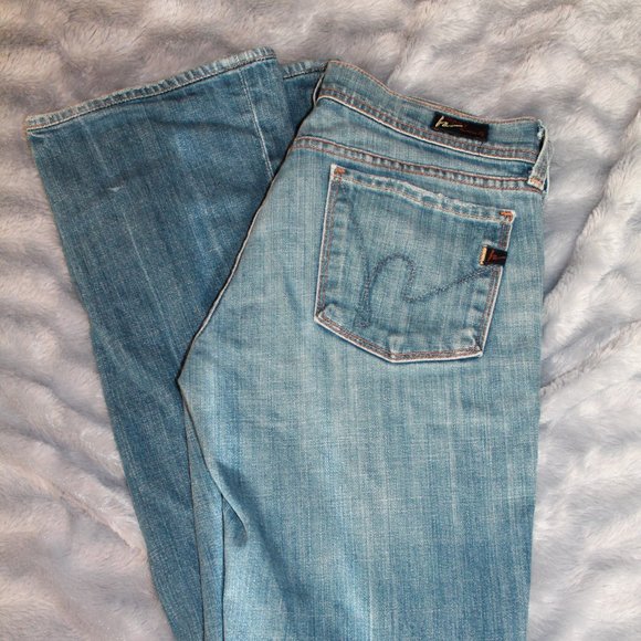 Citizens of Humanity Low Waist Flare Jeans - Picture 3 of 7